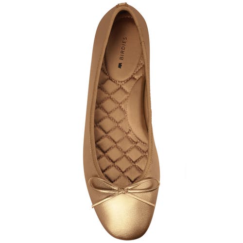 Birdies Hummingbird Ballet Flat In Gold
