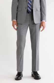 Wool Blend Suit Pants