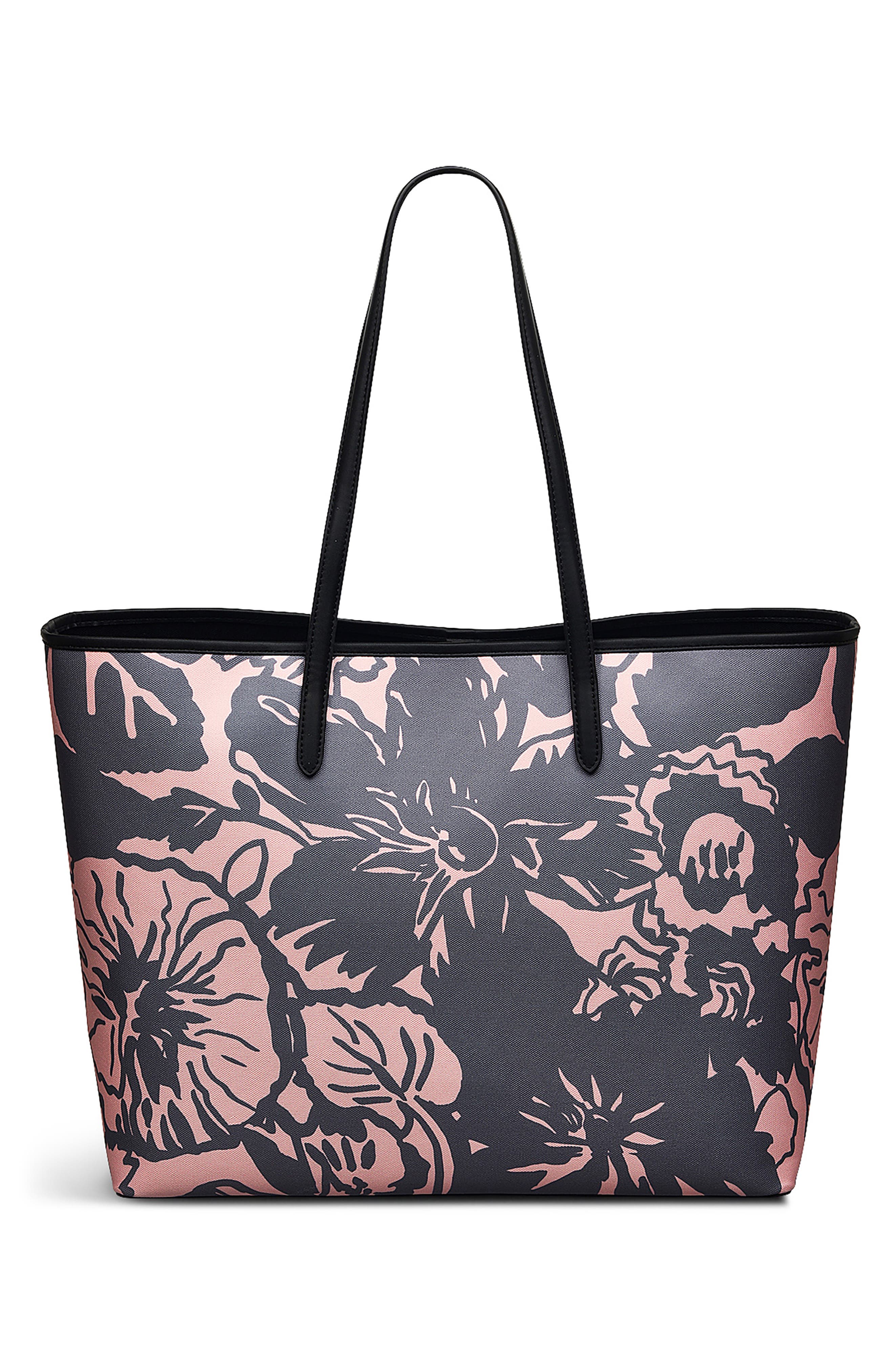 Radley Southwell Gardens Floral Large Tote Bag, Alternate, color, Black