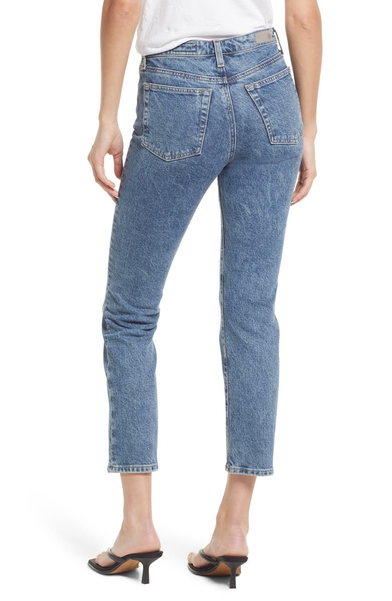 AG Isabelle High Waist Ankle Straight Leg Jeans, Alternate, color, Hybrid