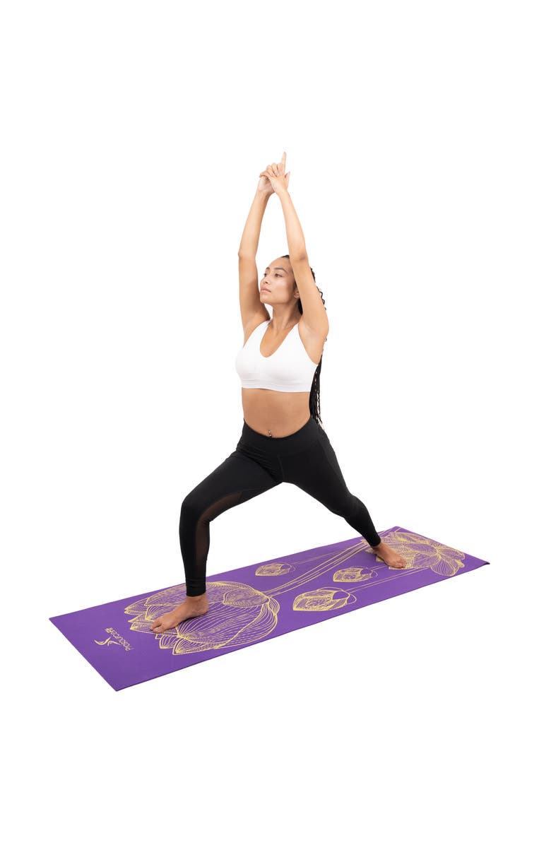 ProsourceFit Printed Yoga Mat, Alternate, color, 