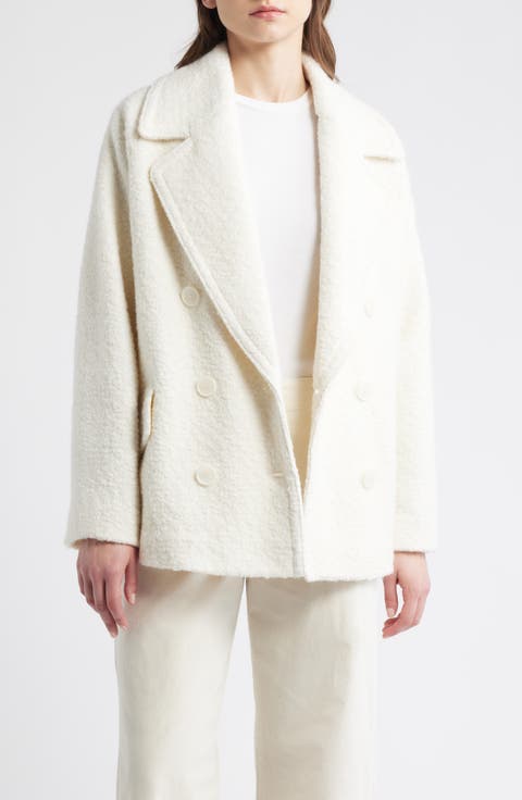 Cabani Textured Double Breasted Jacket