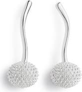 Toolally Pom Pom Drop Earrings