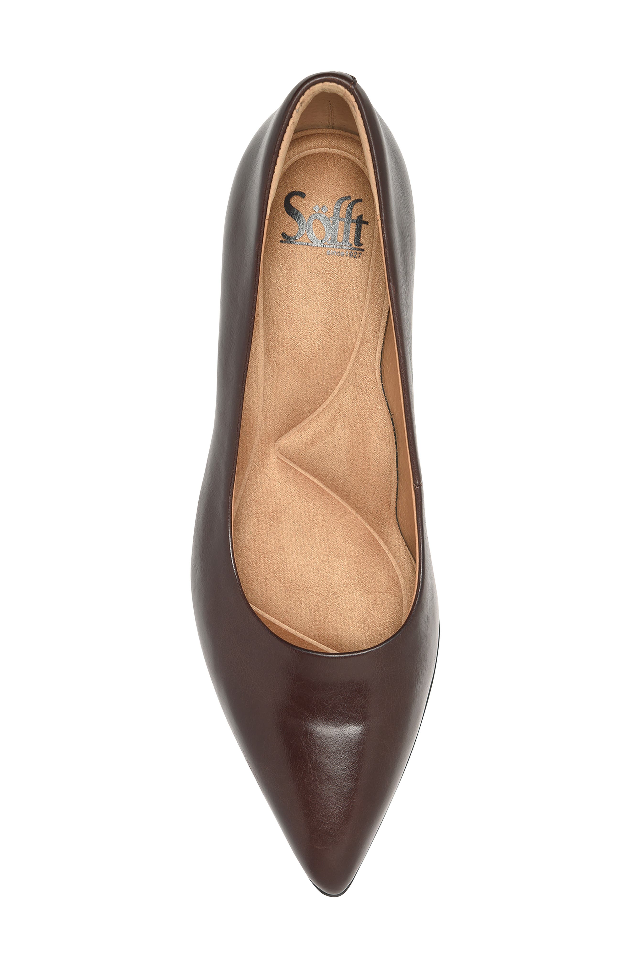 Sandra Pointed Toe Pump, Alternate, color, TOBACCO