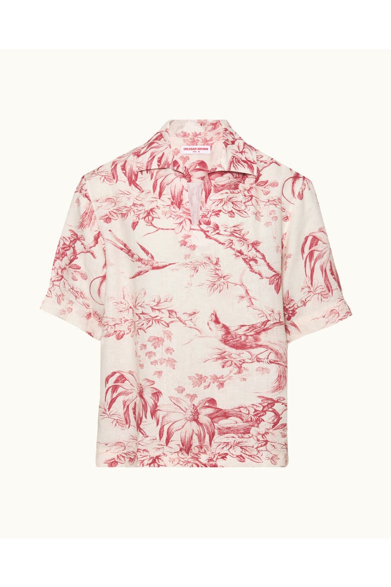 Terry Resort Relaxed Fit Cotton Towelling Polo Shirt, Alternate, color, Coral