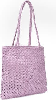 Faherty sunwashed macrame shopper