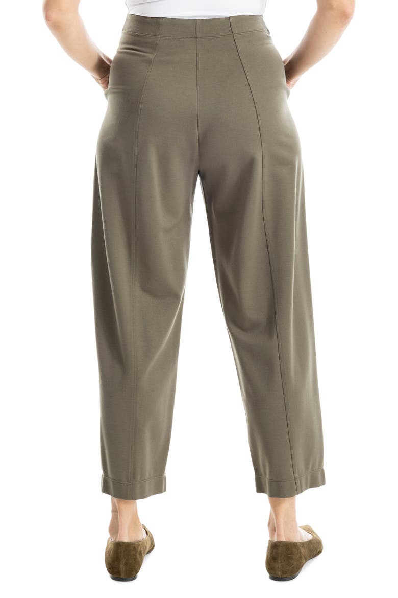 Ponte Barrel Pants, Alternate, color, SAGE