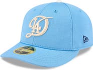 New Era Men's New Era Light Blue Los Angeles Dodgers City Connect Batting Practice Low Profile 59FIFTY Fitted Hat