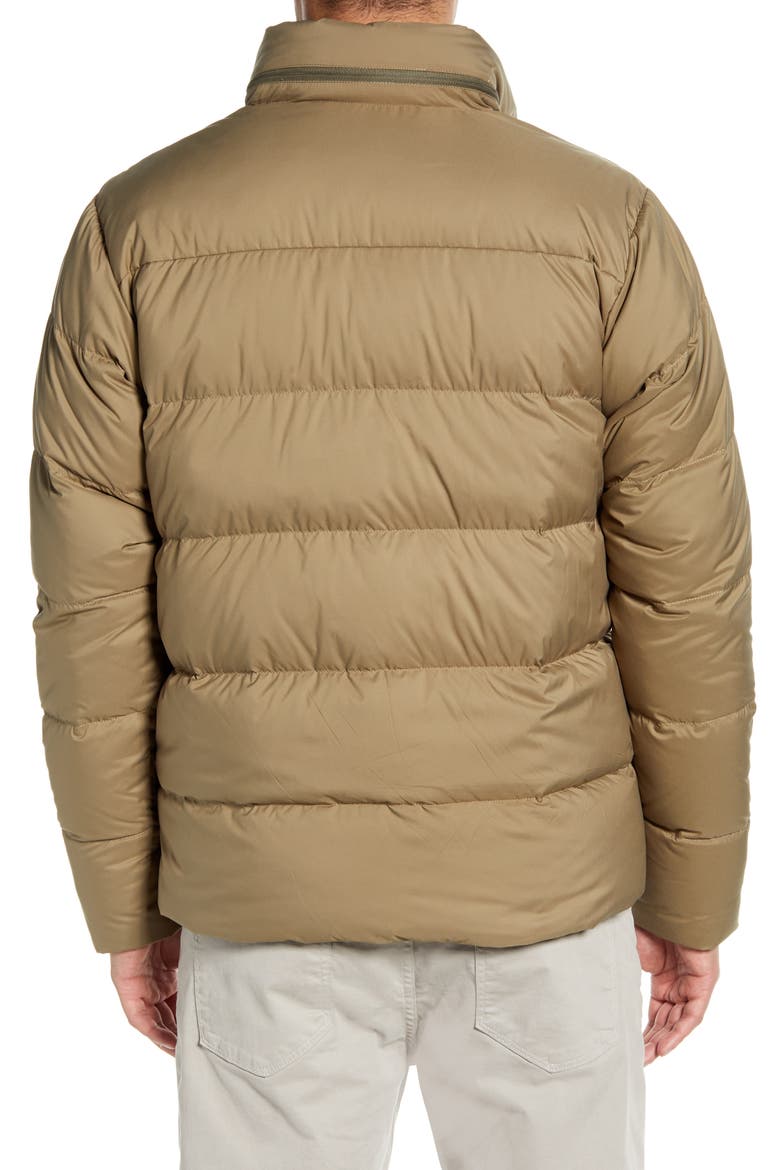Silent Water Repellent 700 Fill Power Down Jacket, Alternate, color, SAGE KHAKI