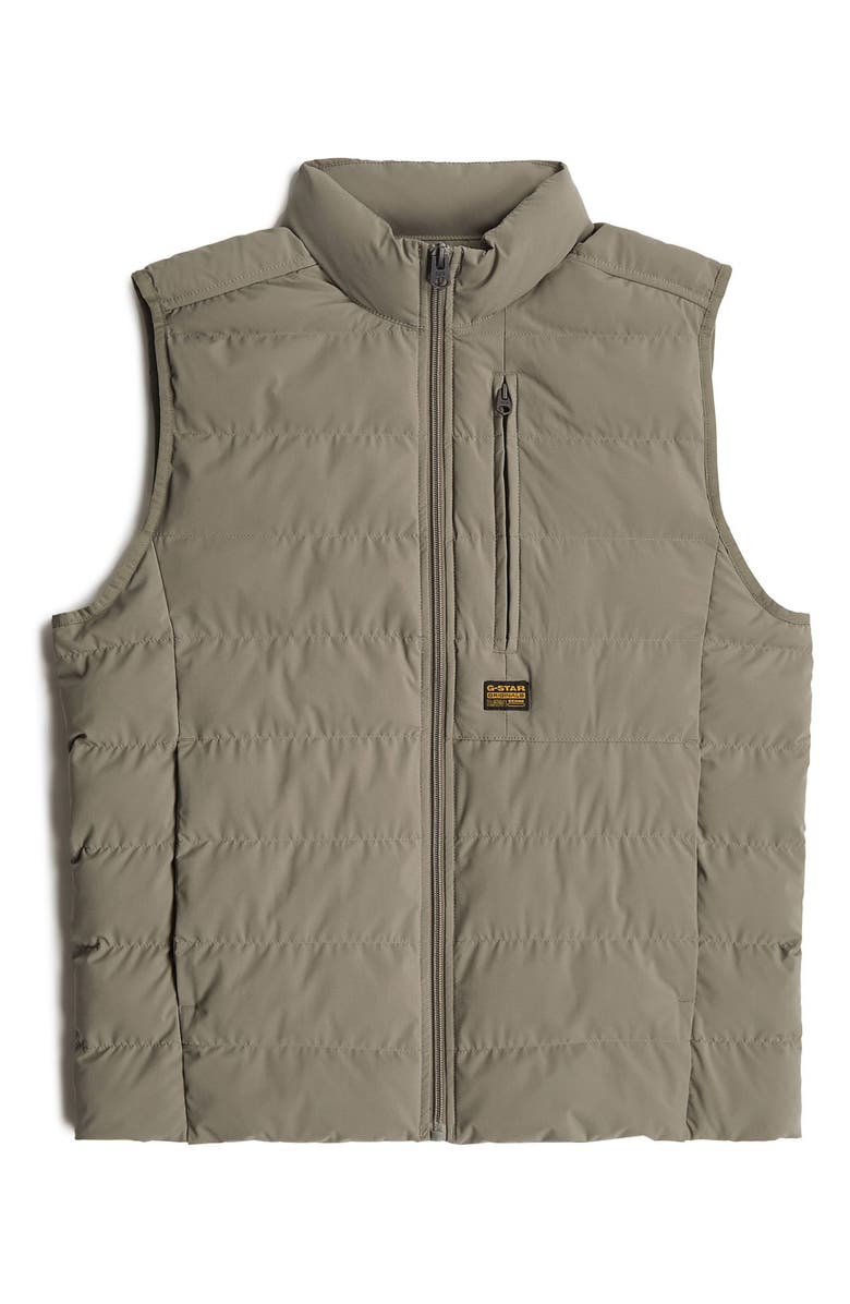 G-STAR Foundation Quilted Liner Vest, Alternate, color, Turf