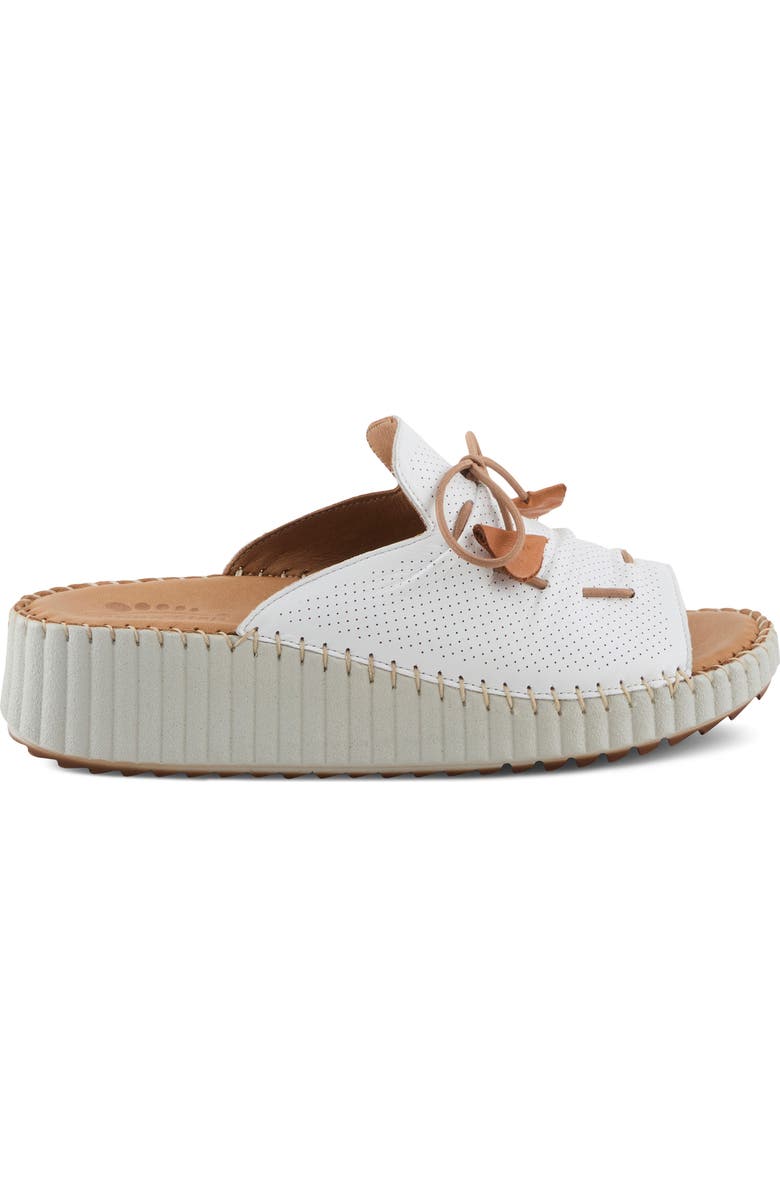 Spring Step Nevelle Wedge Sandal, Alternate, color, White