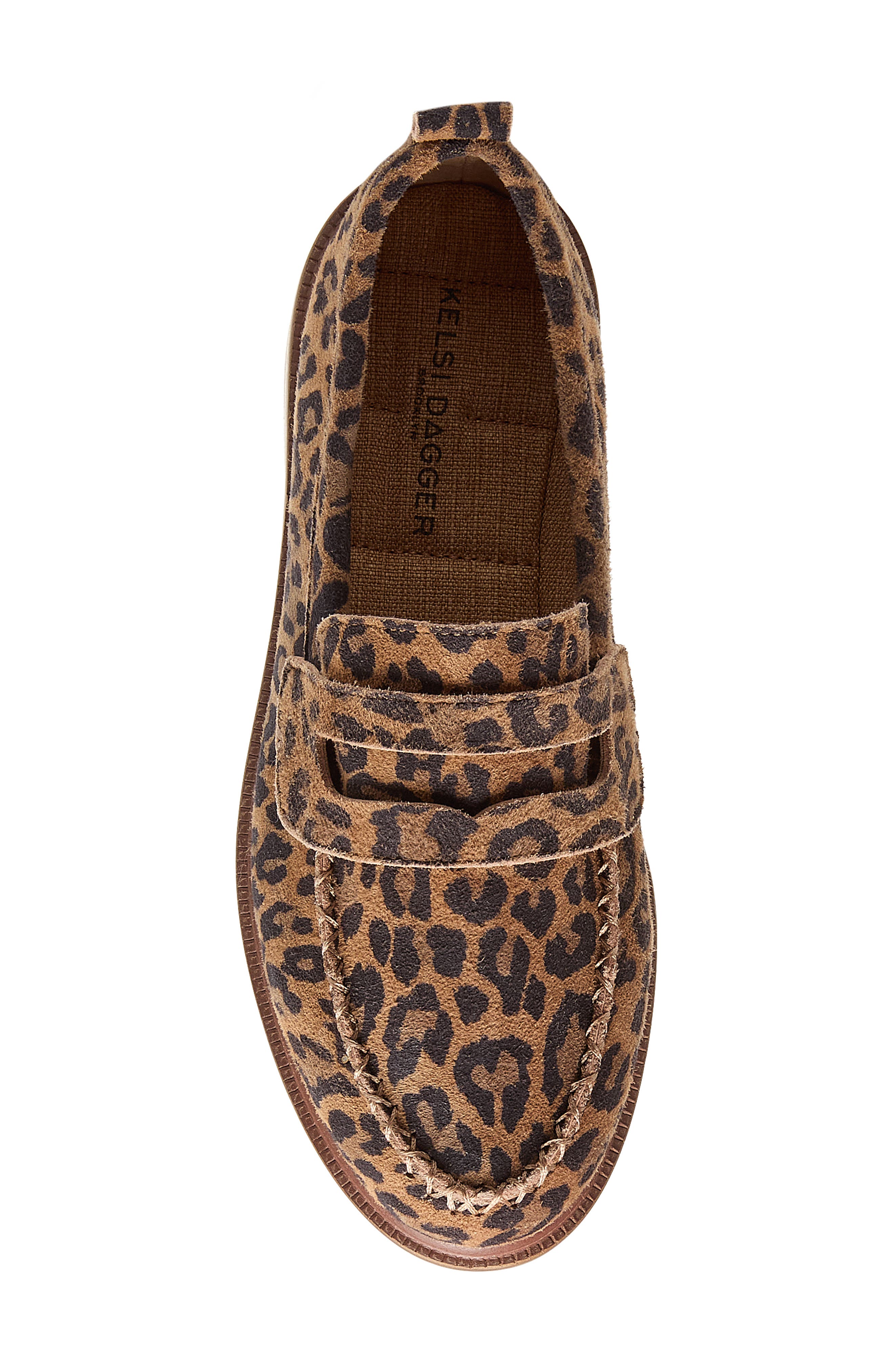 Kelsi Dagger Brooklyn Lens Penny Loafer, Alternate, color, Leopard