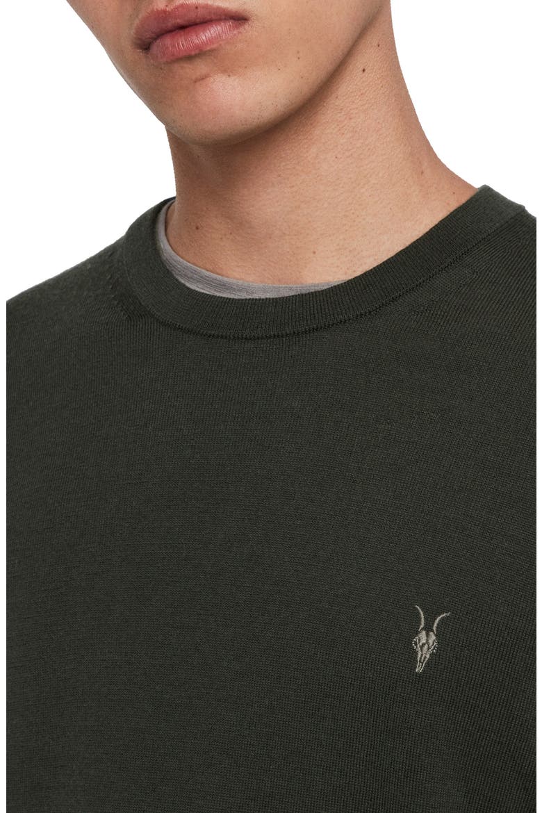 Mode Slim Fit Wool Sweater, Alternate, color, BRACKEN GREEN