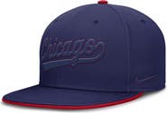 Nike Men's Nike Blue Chicago Cubs Wordmark Dri-FIT Round Bill True Fitted Hat