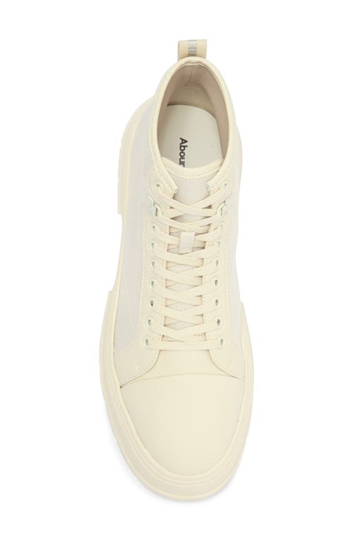 Abound Maxx Nylon Lace-up Boot In Off White