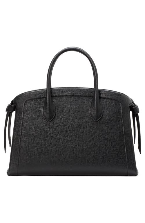 Kate Spade New York Knott Large Zip Top Satchel Bag In Black