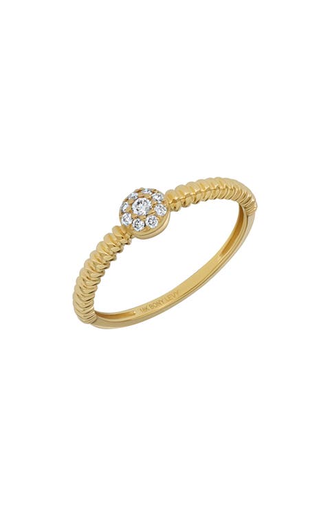 18K Gold Diamond Ring - 0.09ct. (Nordstrom Exclusive)