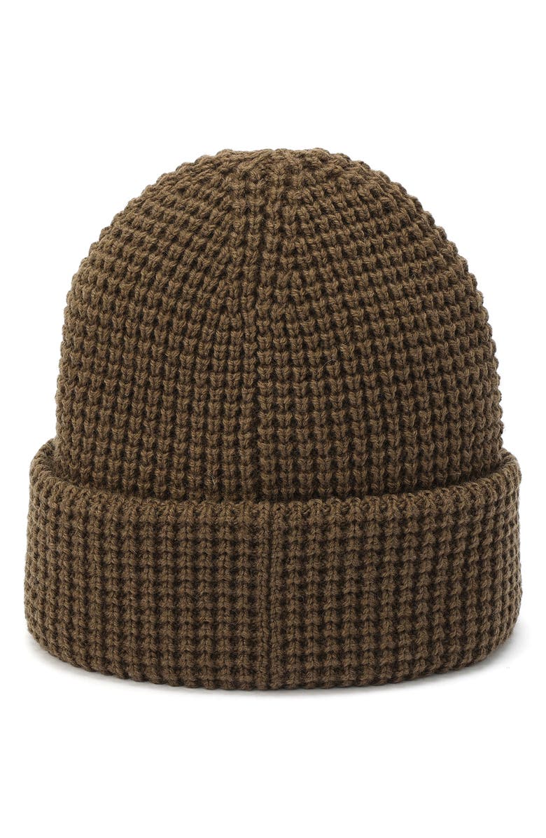 AllSaints Waffle Knit Beanie, Alternate, color, Gull Brown