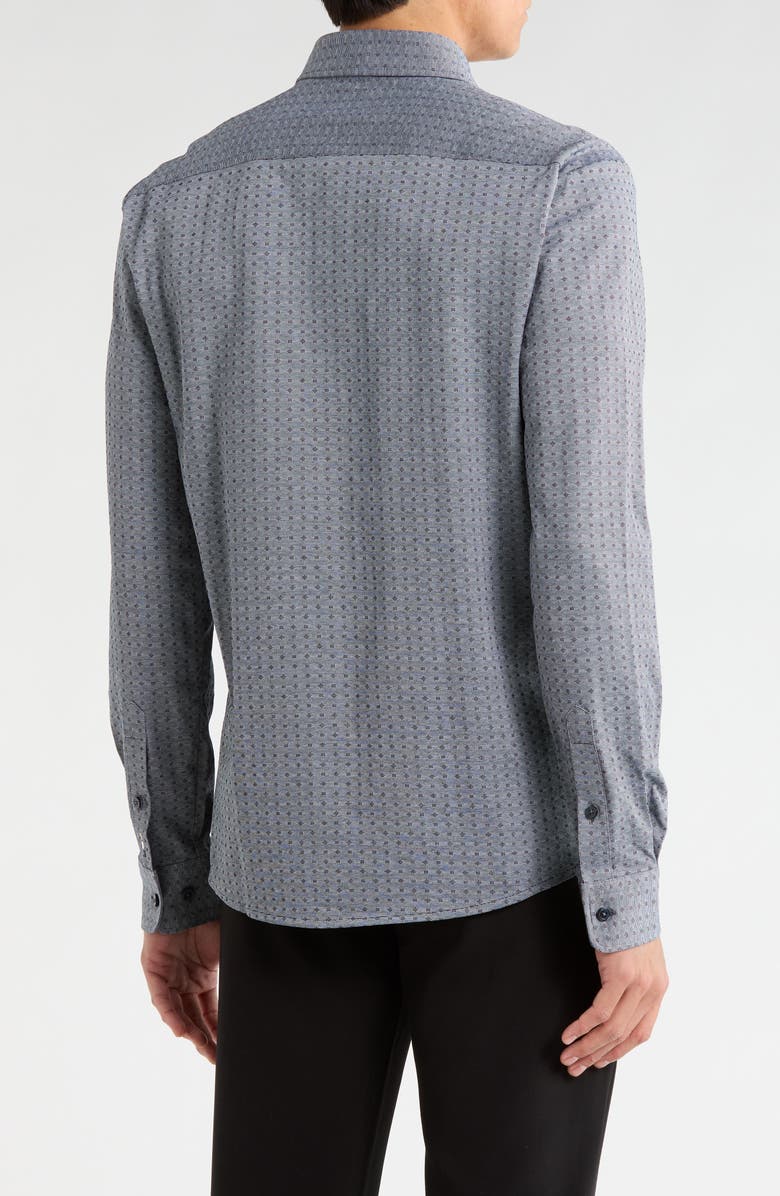 BOSS Roan Kent Shirt, Alternate, color, Dark Blue