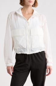 Columbia Paracutie Cropped Cargo Windbreaker
