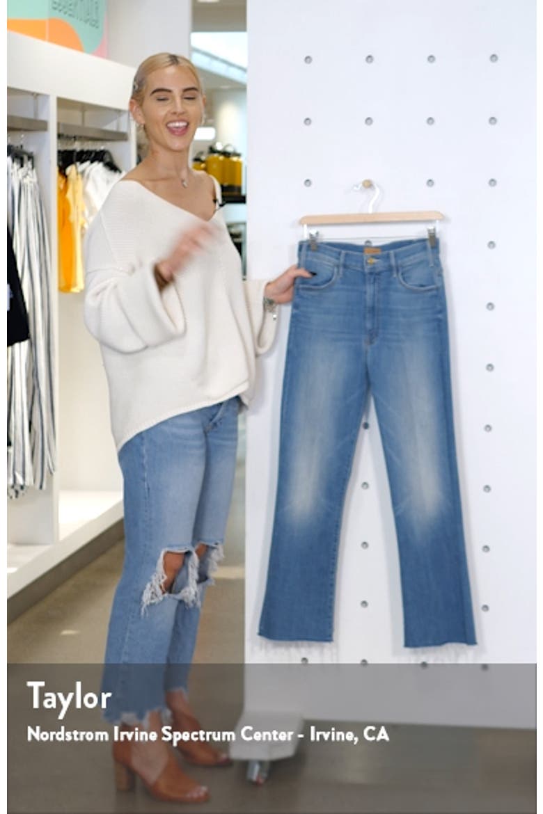 The Hustler Frayed Ankle Jeans video