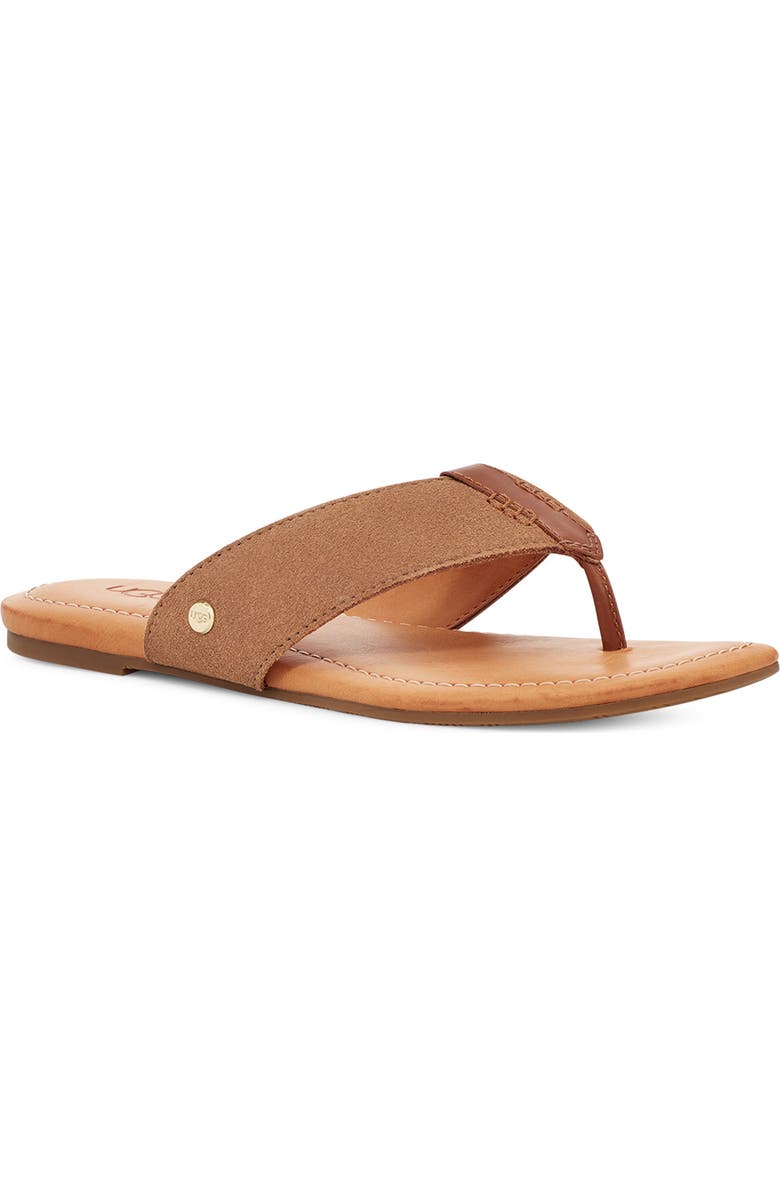 UGG<sup>®</sup> Carey Flip Flop, Main, color,