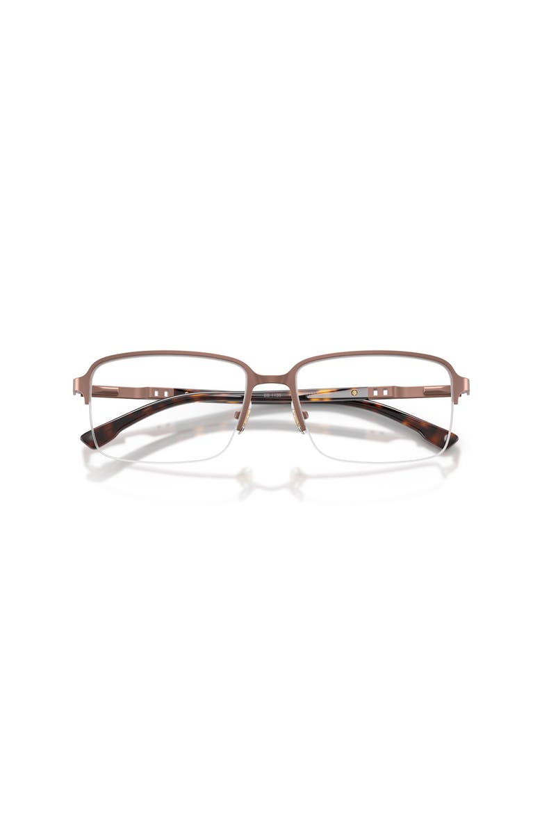 57mm Rectangle optical glasses, Alternate, color, Brown