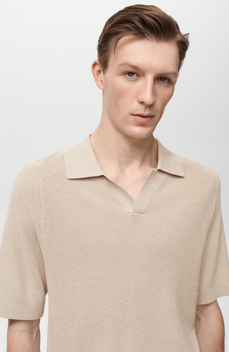 MANGO Johnny Collar Polo Sweater, Alternate, color,