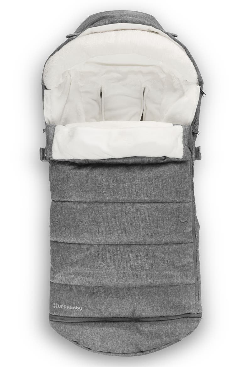 CozyGanoosh Fleece Lined Footmuff, Main, color, GREYSON