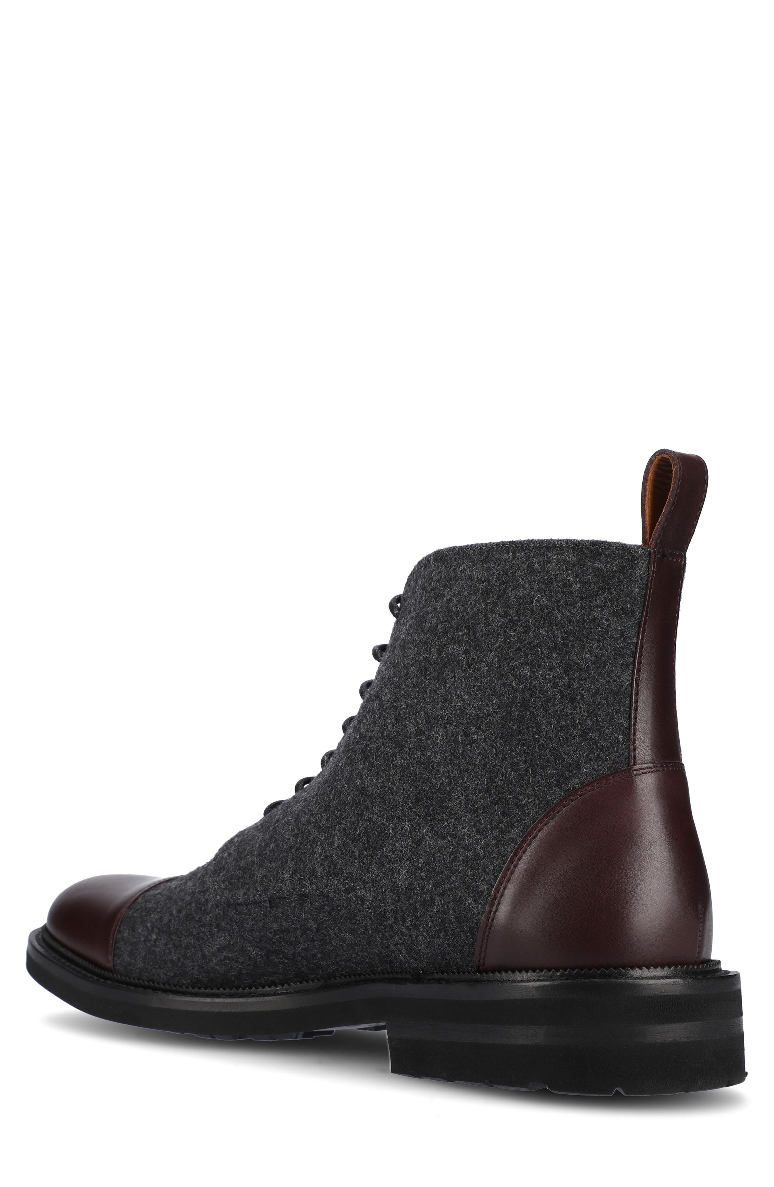 The Jack Boot, Alternate, color, GREY/ OXBLOOD