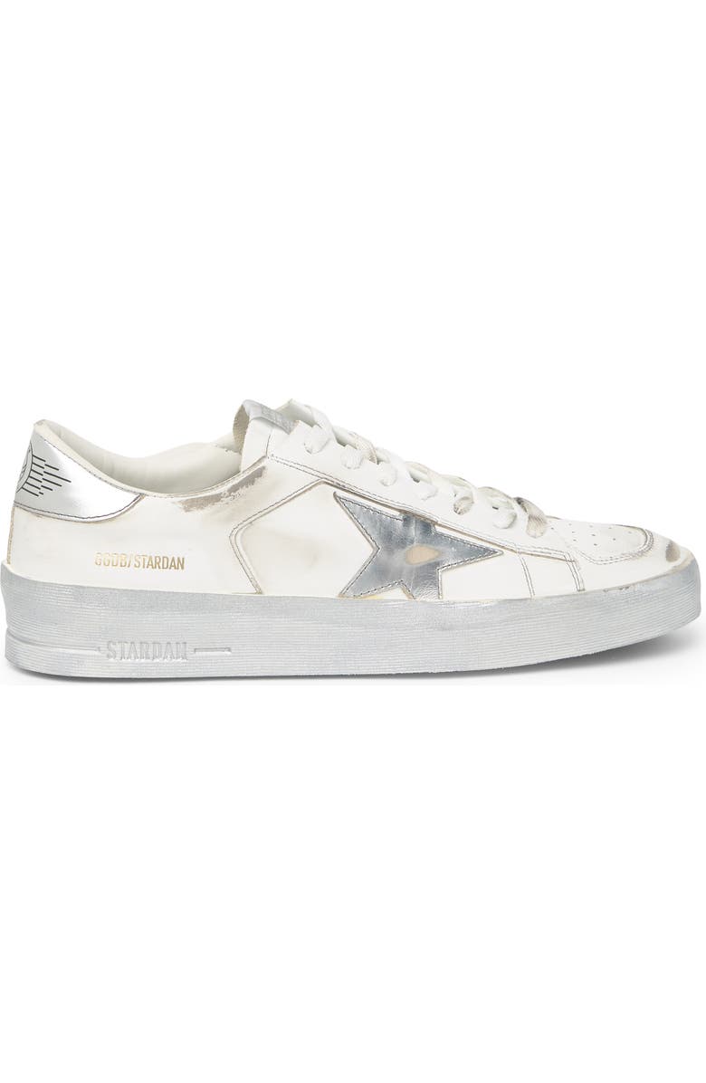Golden Goose Stardan Low Top Sneaker, Alternate, color, White/ Silver