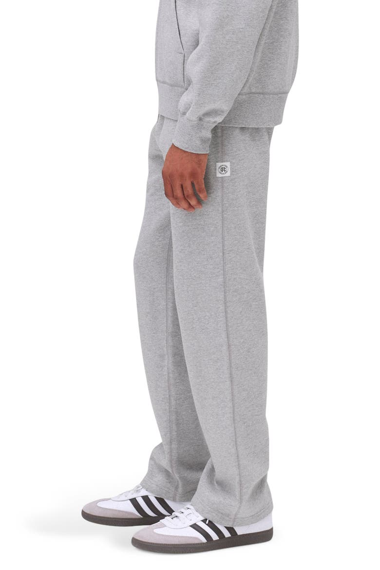 Midweight Fleece Zip Hoodie, Alternate, color, HEATHER GREY