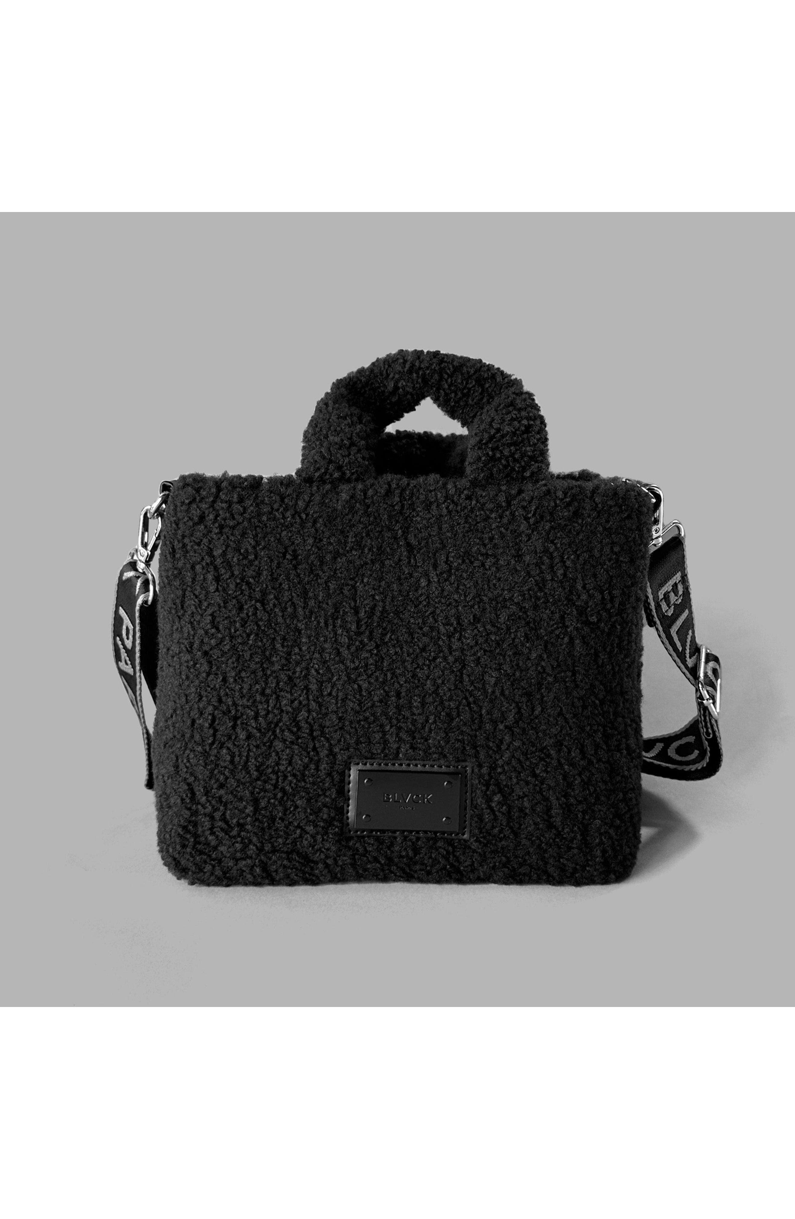 Blvck Paris Blvck Shearling Bag, Alternate, color, 