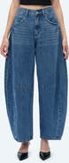 Bayeas Darted Super High Waist Barrel Jeans