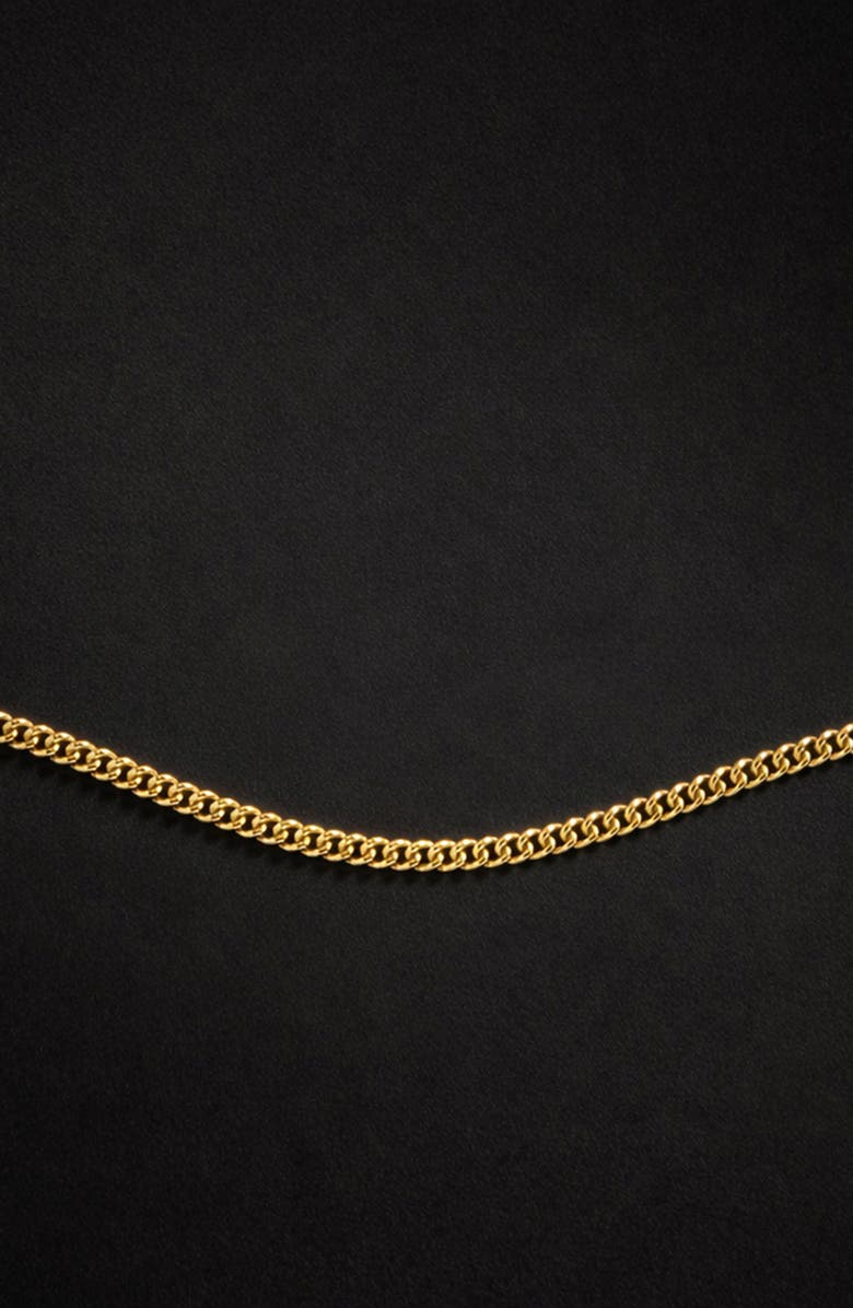 YOJ Curb Chain Necklace, Alternate, color, Gold