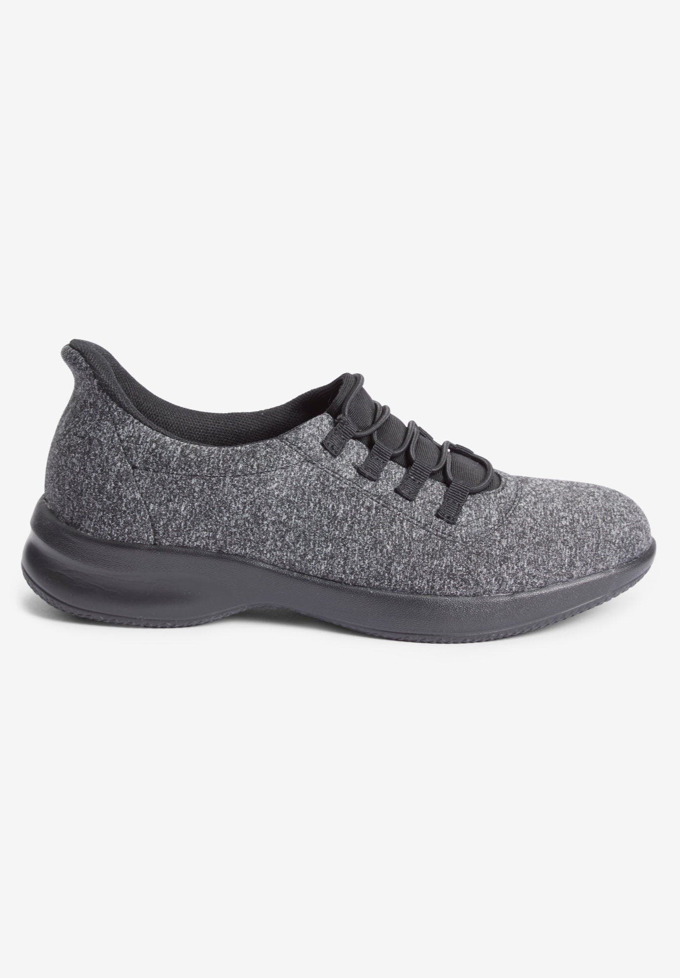 The Dina Effortless Entry Step In Sneaker, Alternate, color, BLACK