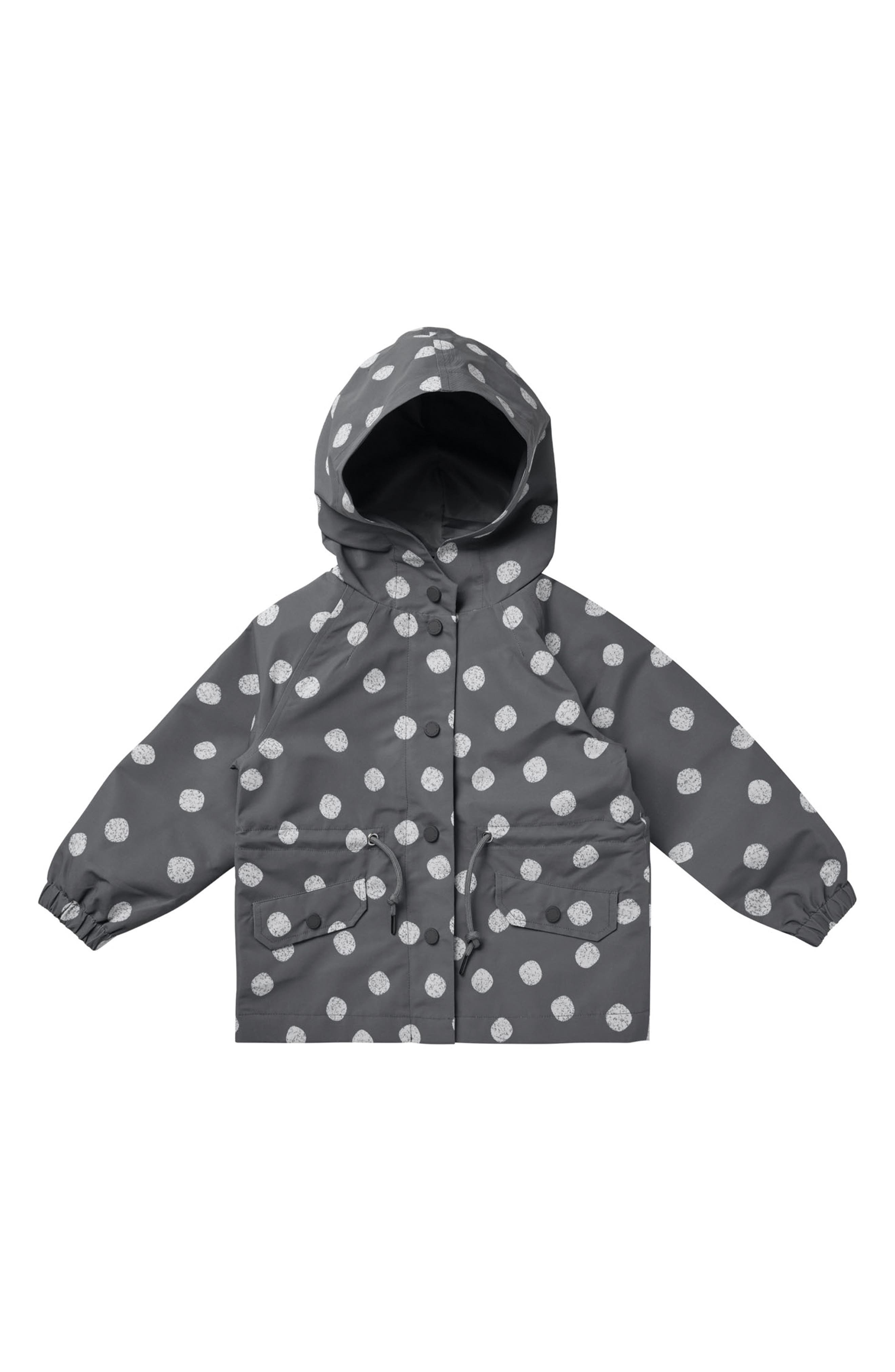Rylee + Cru Kids' Dot Waterproof Raincoat (Women) | Nordstromrack