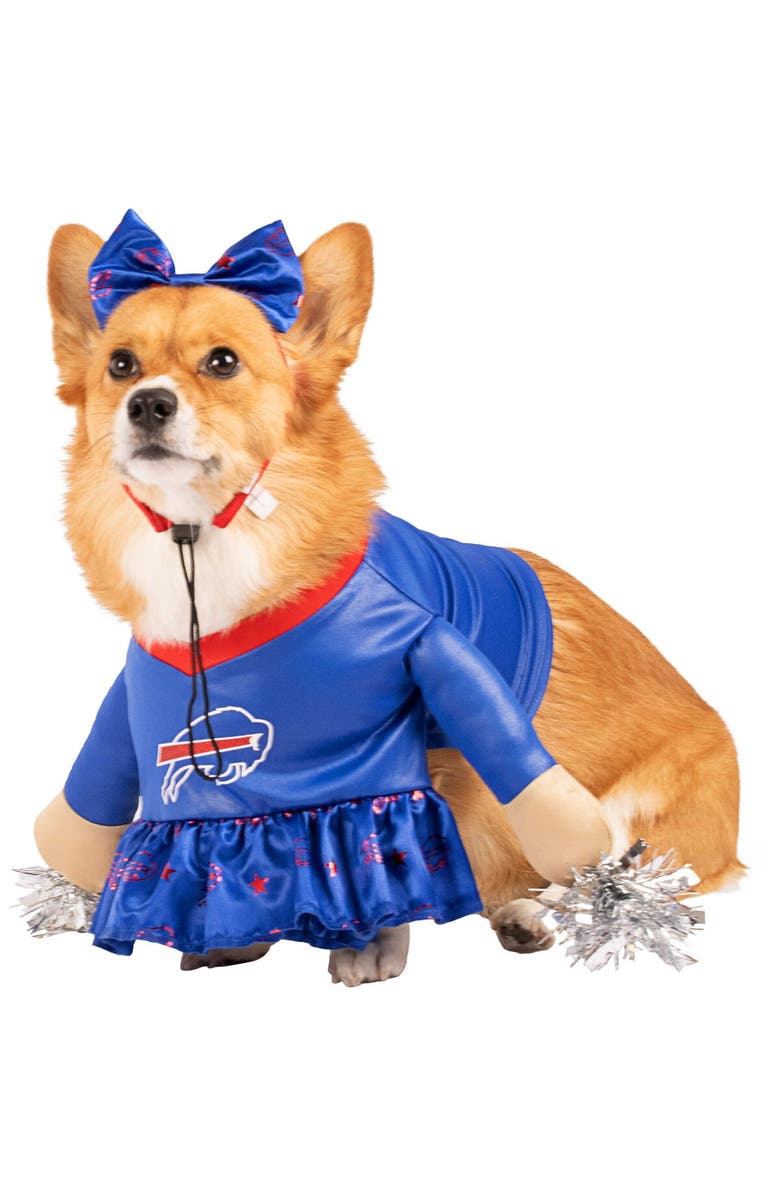 JERRY LEIGH Buffalo Bills Cheer Dog Costume, Alternate, color, Blue