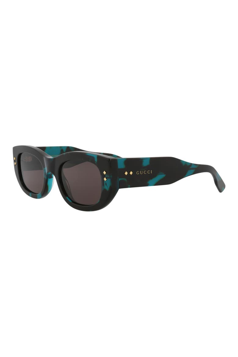 51mm Rectangle Sunglasses, Alternate, color, HAVANA HAVANA GREY