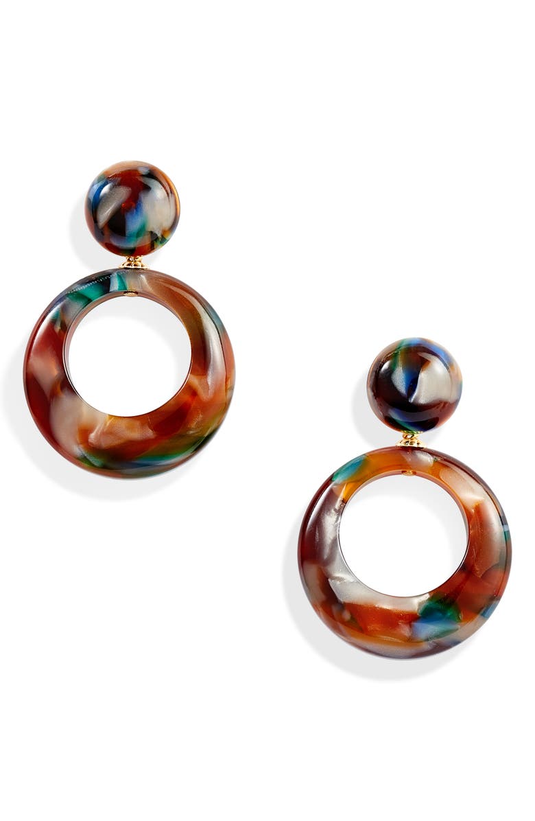 Gas Bijoux Ischia Hoop Earrings, Main, color, 