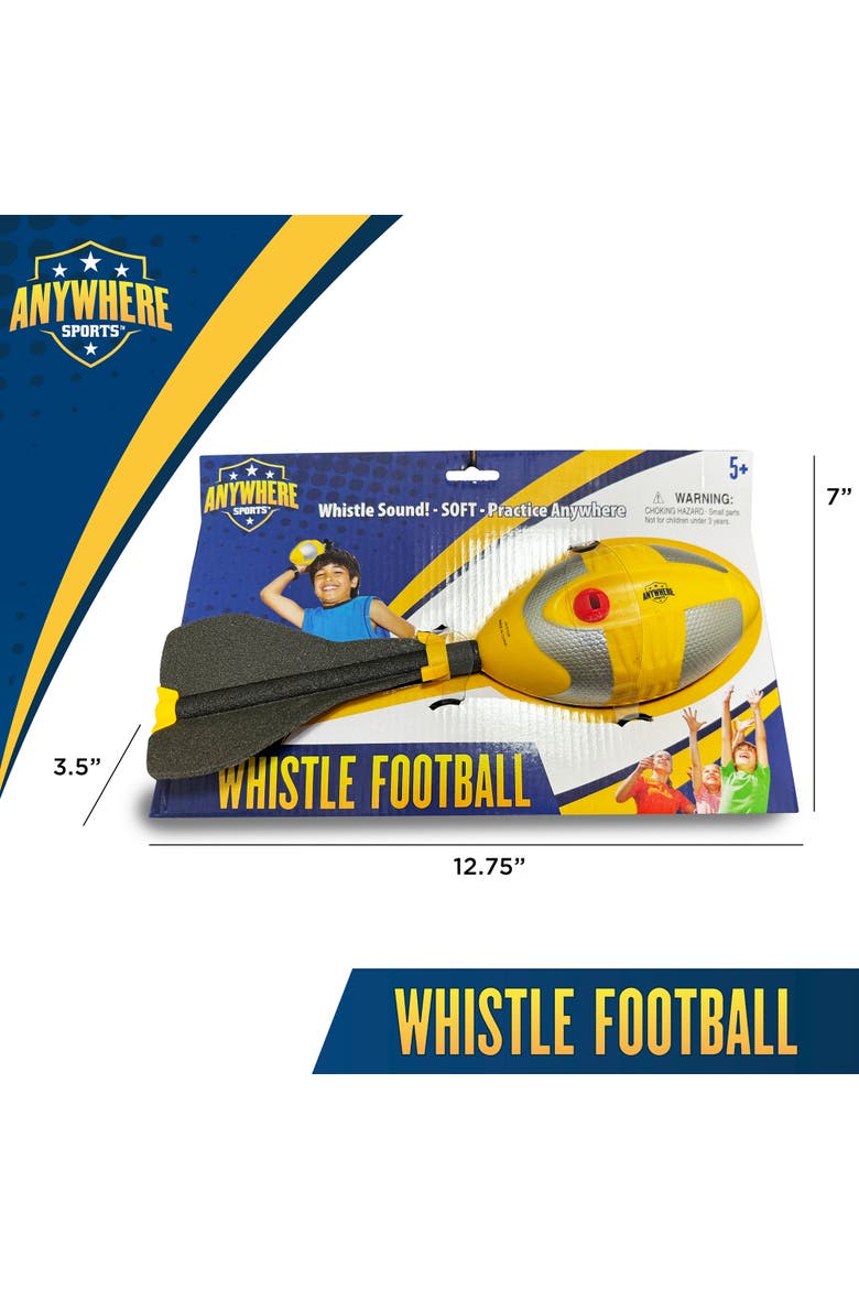 Whistle Football, 12" Kids 5+, Alternate, color, Multicolored