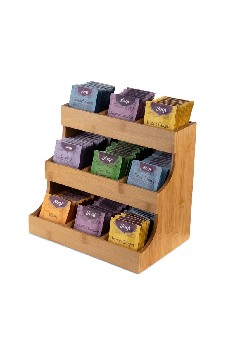 Theodore Tea Organizer, Main, color, Beige
