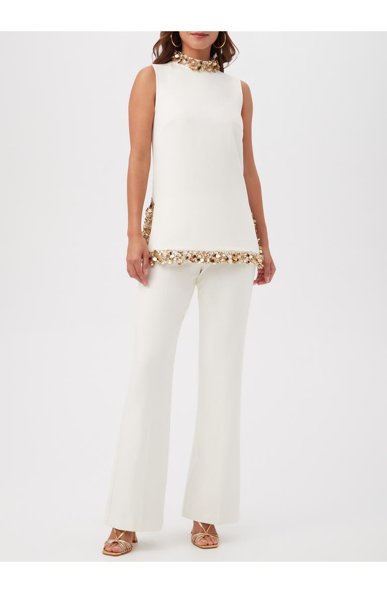 Trina Turk Wonderous 2 Top, Alternate, color, Winter White