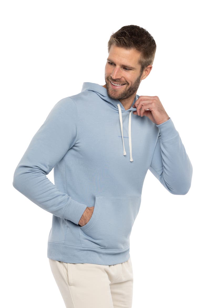 Coastal Cloud Hoodie, Alternate, color, ASH BLUE