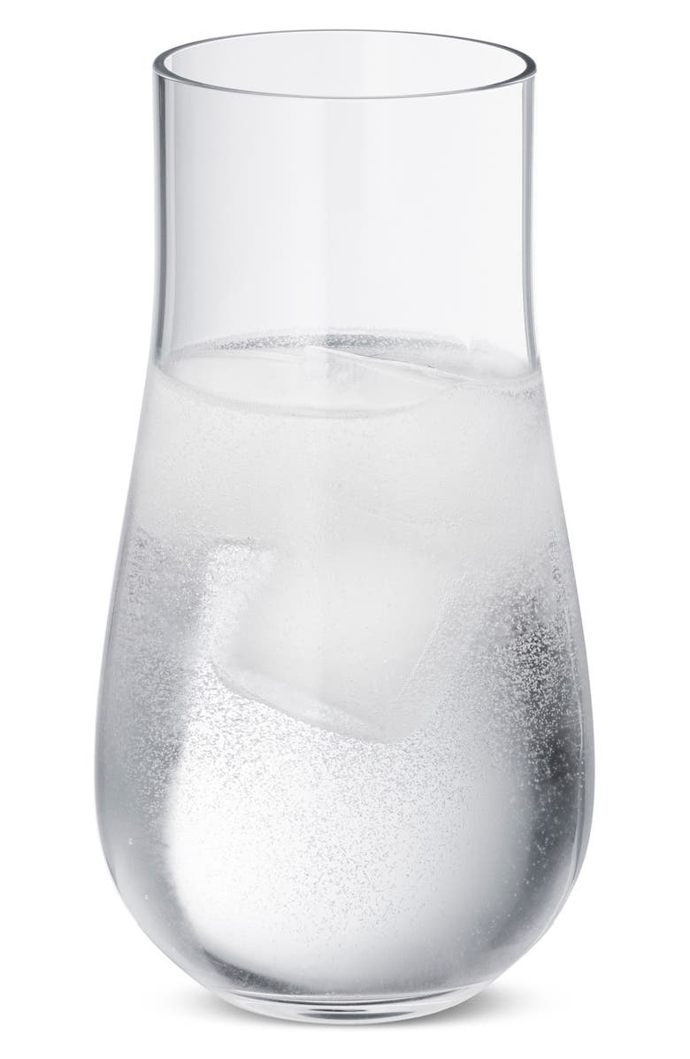 Georg Jensen Set of 6 Tall Crystal Tumblers, Alternate, color, Clear