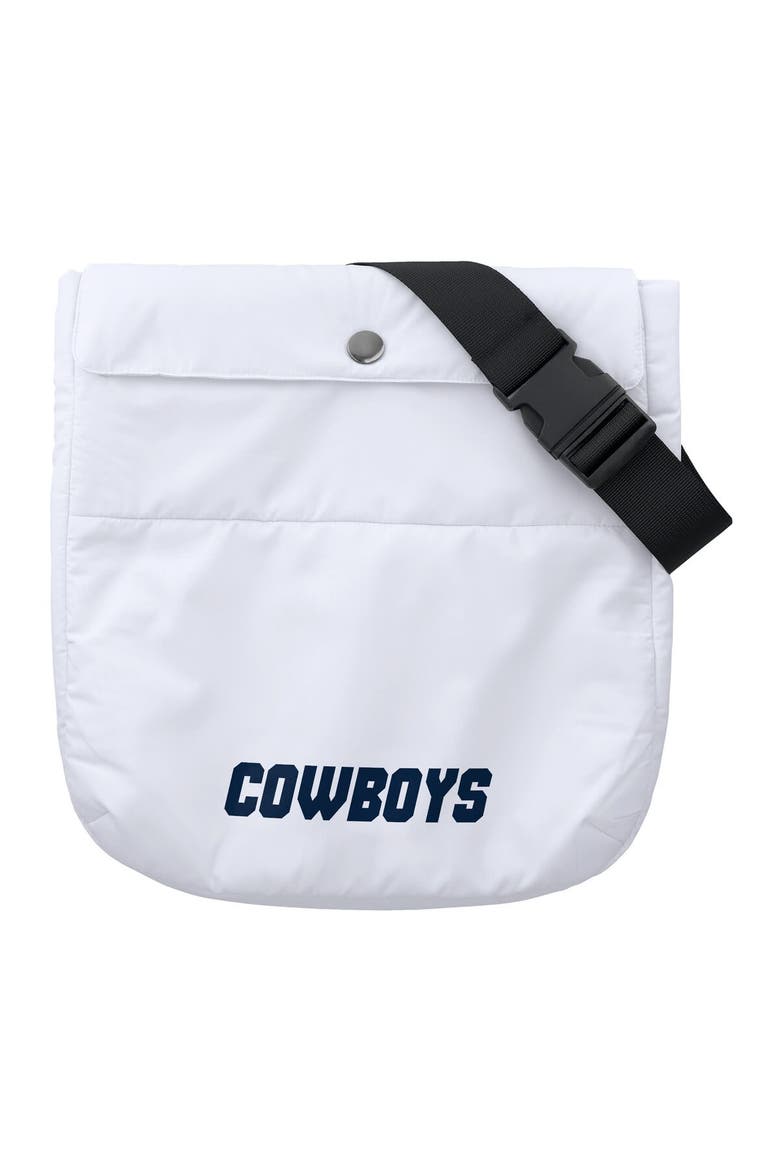Women's WEAR by Erin Andrews  White Dallas Cowboys Packaway Full-Zip Puffer Jacket, Alternate, color, White