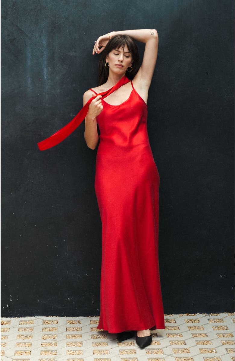 Whimsy + Row Bonnie Dress, Alternate, color, Red