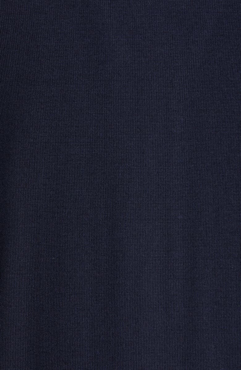 Thom Browne 4-Bar Merino Wool Cardigan, Alternate, color, Navy