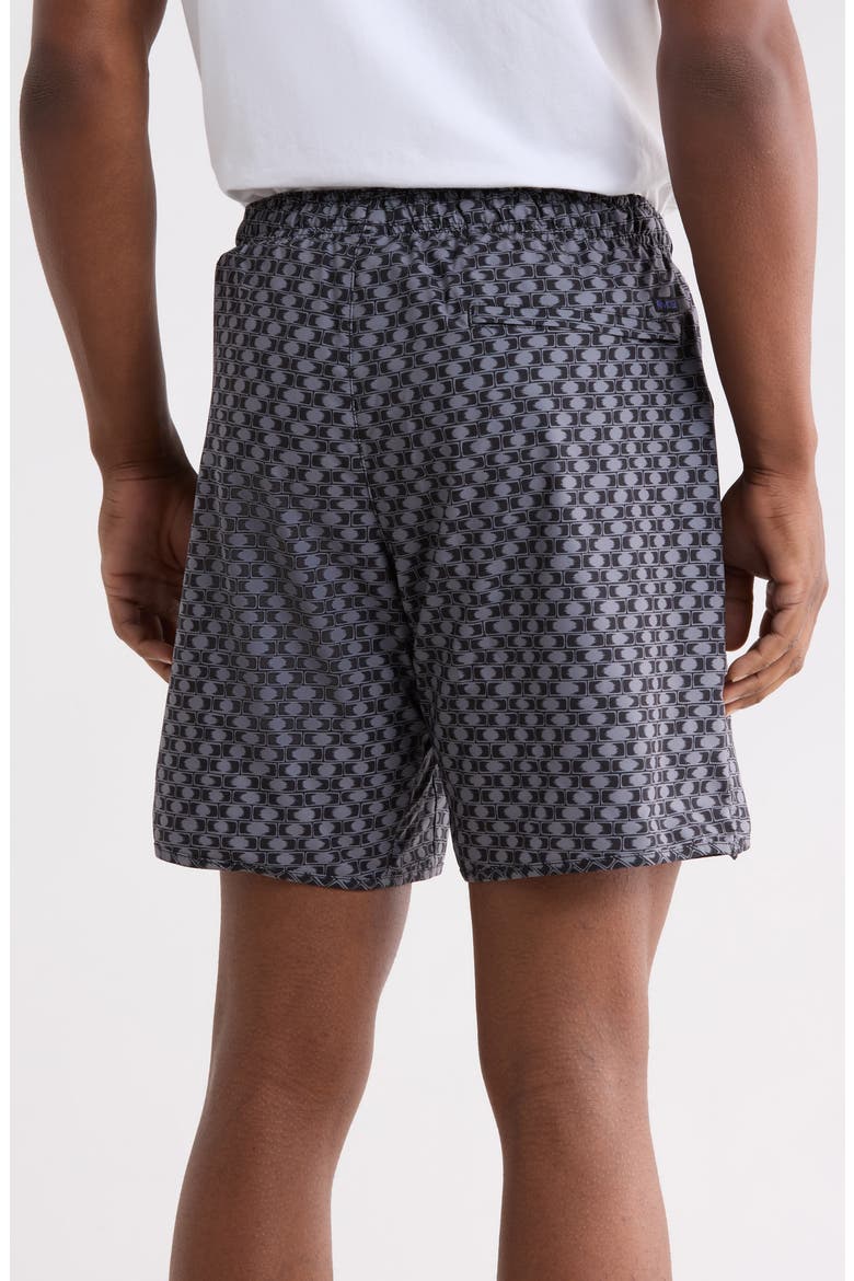 Jesse Barba Yogger Swim Shorts, Alternate, color, BLACK