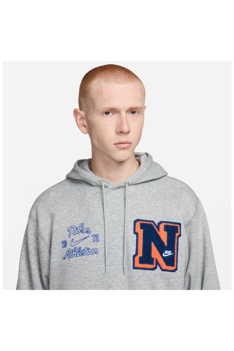 Club French Terry Pullover Hoodie, Alternate, color, DARK GREY HEATHER/ SMOKE GREY